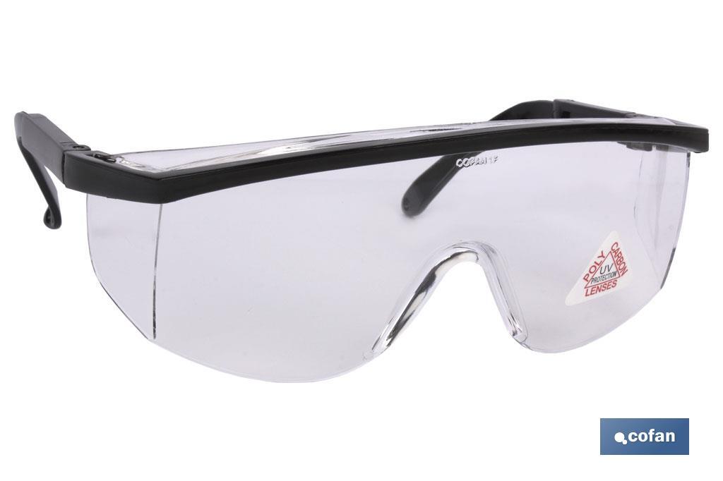 Fondos cerca nariz GAFAS SEGURIDAD CONTRAIMPACTO