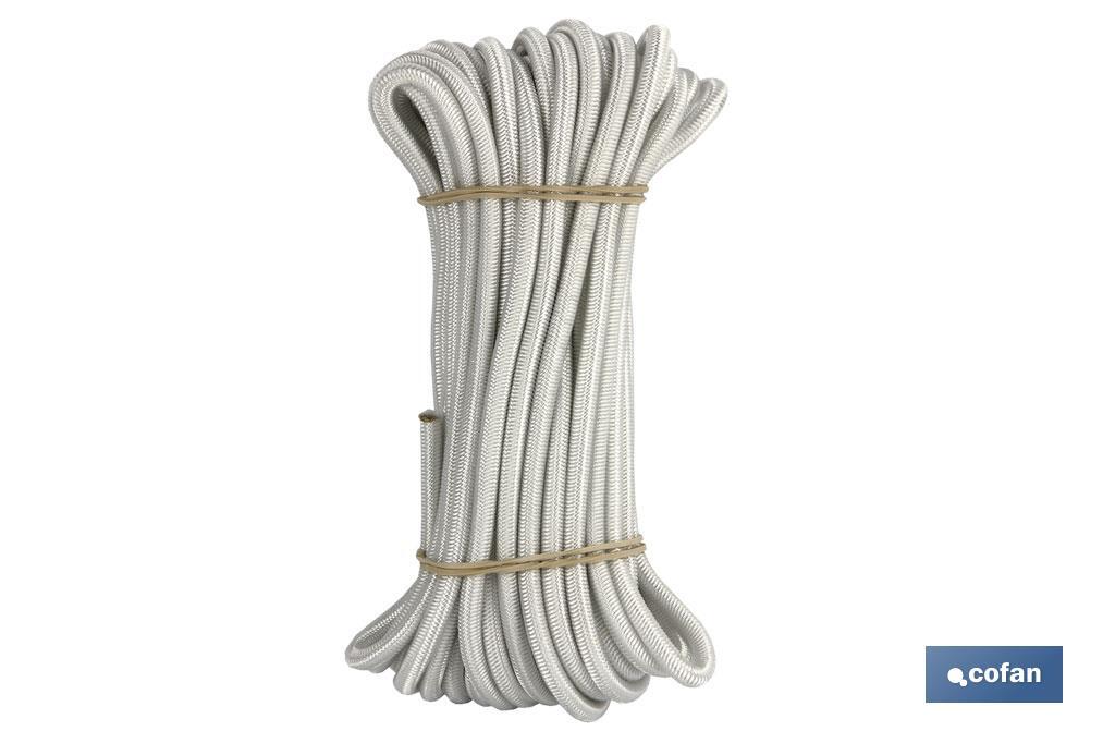 MADEJA CUERDA ELÁSTICA 6MM 10M BLANCO