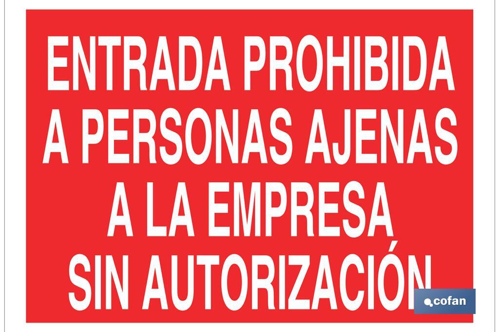 SEÑAL POLIESTIRENO 297X210MM (PACK: 1 UDS)