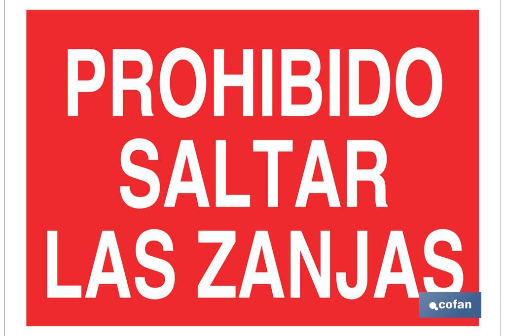 SEÑAL POLIESTIRENO 297X210MM (PACK: 1 UDS)