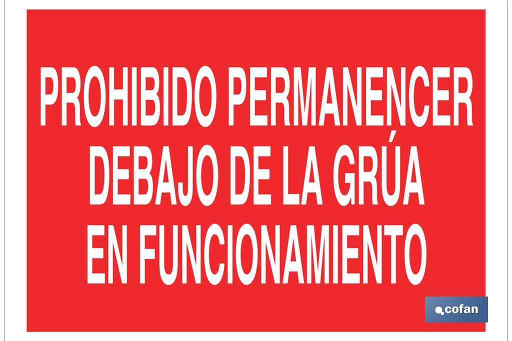 SEÑAL POLIESTIRENO 297X210MM